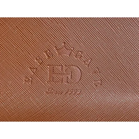 EaseGave Brown Laptop Tote Bag Work Office Satchel No Strap - Picture 7 of 8